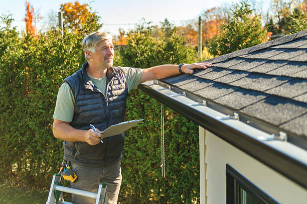 Professional Roof Repair technician working in Lisbon, ME